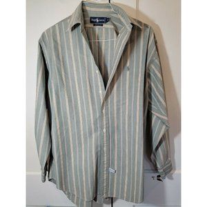 Men Ralph Lauren Medium 100% Cotton Green Vertical